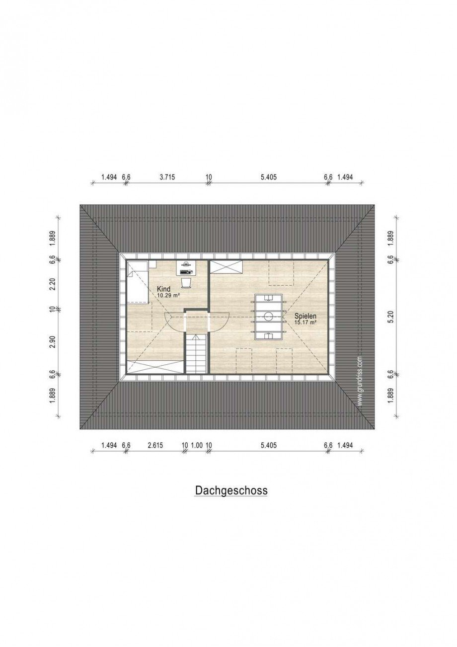 Dachgeschoss-3-300 Einfamilienhaus Hamburg