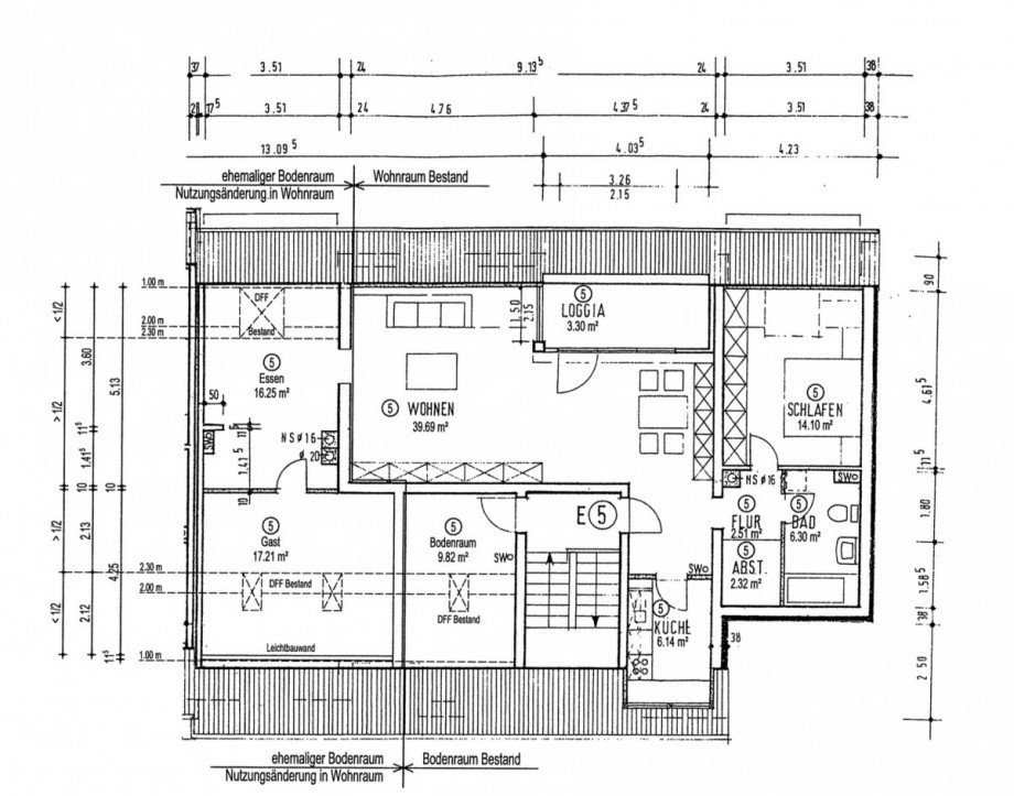 Grundrisse .jpg Dachgeschosswohnung Elmshorn