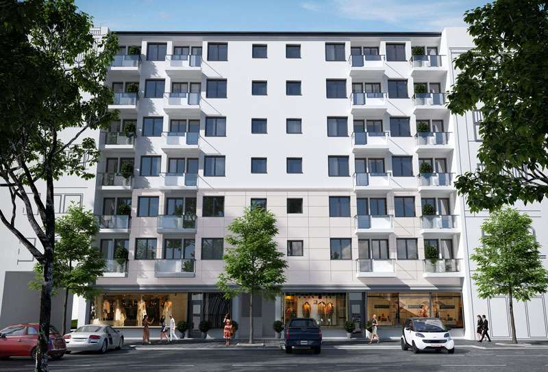 U118_Frontansicht Einzelhandel Berlin