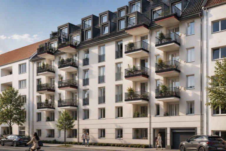 Au�enansicht Berlin Wohnung civitano - Neues Wohnen in Berlin Britz / Neuk�lln