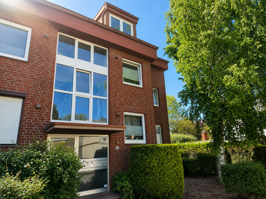 Frontansicht Dachgeschosswohnung Elmshorn