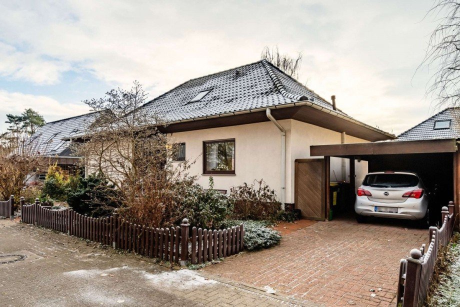 Hausansicht vorne Einfamilienhaus Hamburg
